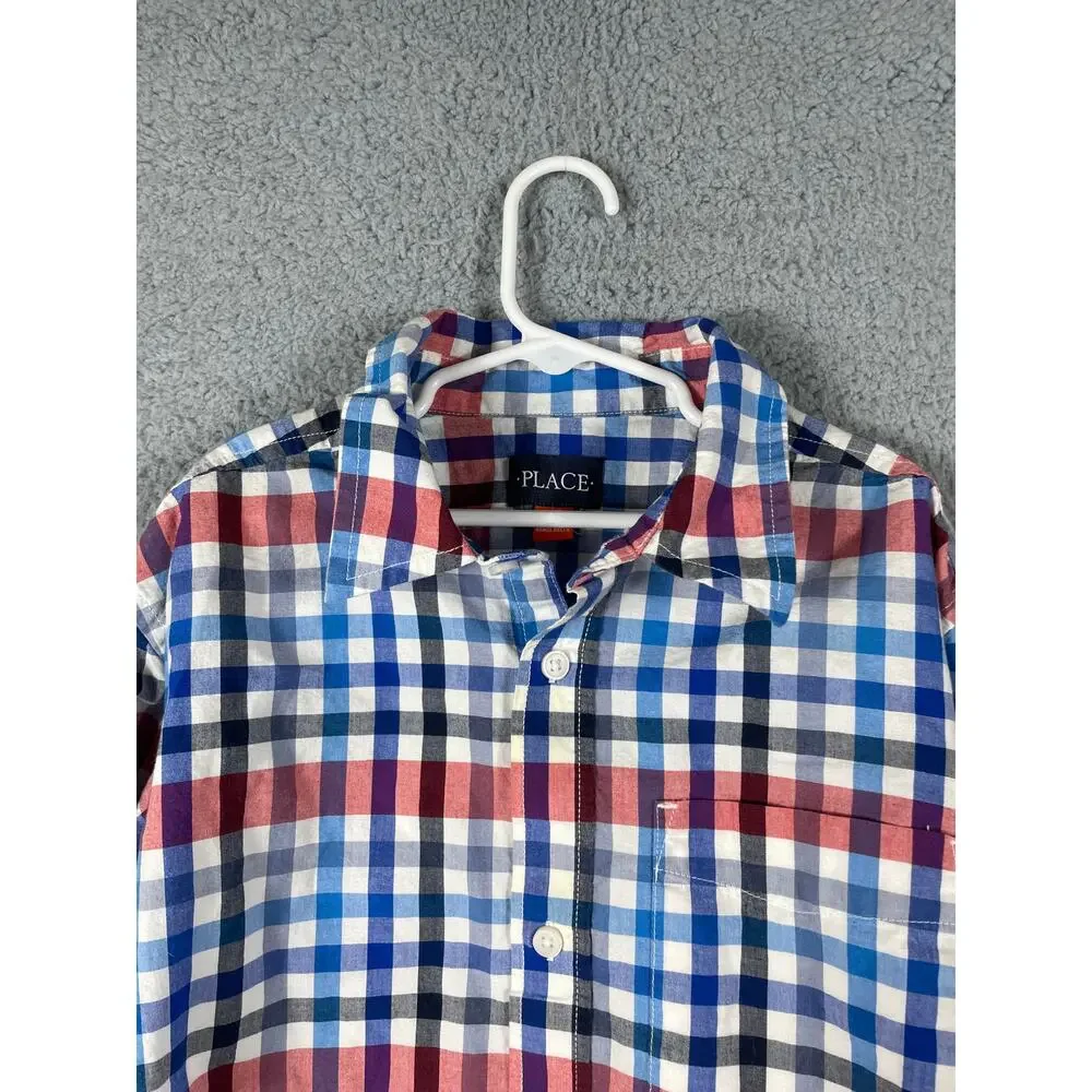 The Children's Place Boys Button Long Sleeve Shirt Size XXL